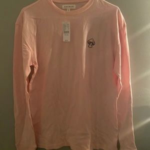 Men’s pink long sleeve shirt